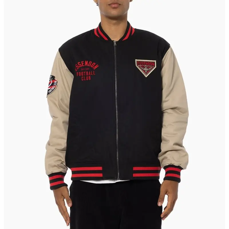 Essendon Lock Up Bombers  Varsity Cotton Jacket