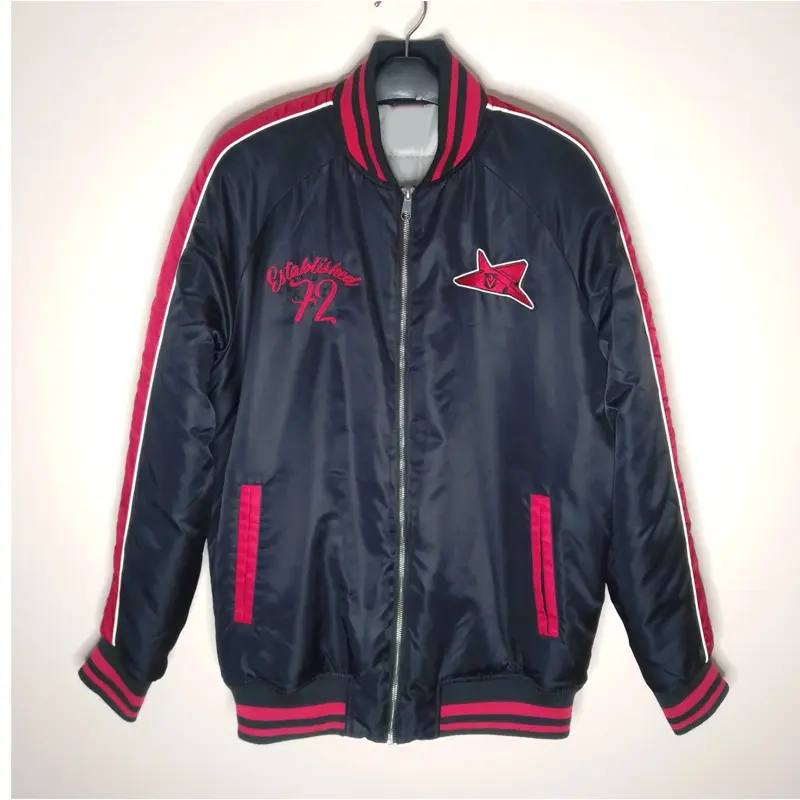 Essendon Bombers Retro Bomber Navy Satin Jacket