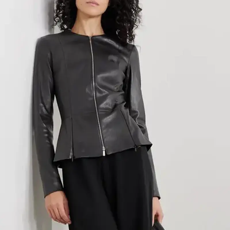 Dynasty Season 4 Elizabeth Gillies Leather Jacket