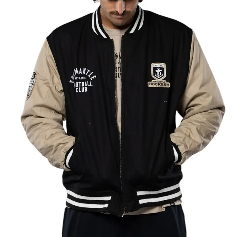 Fremantle Dockers Lock Up Varsity Cotton Jacket