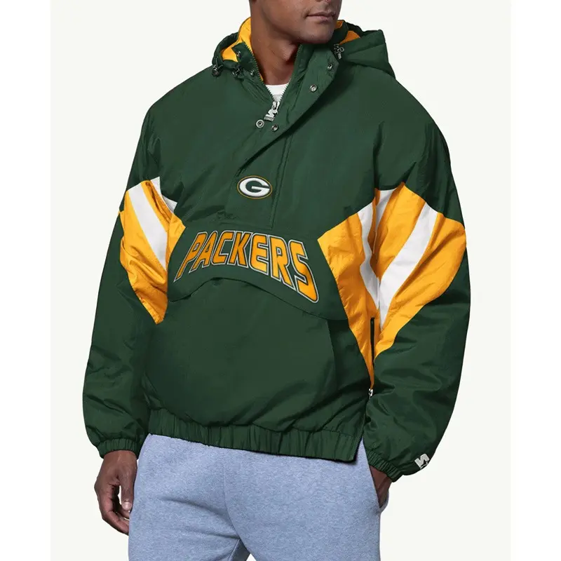 Line Up Breakaway Green Bay Packers Pullover Jacket