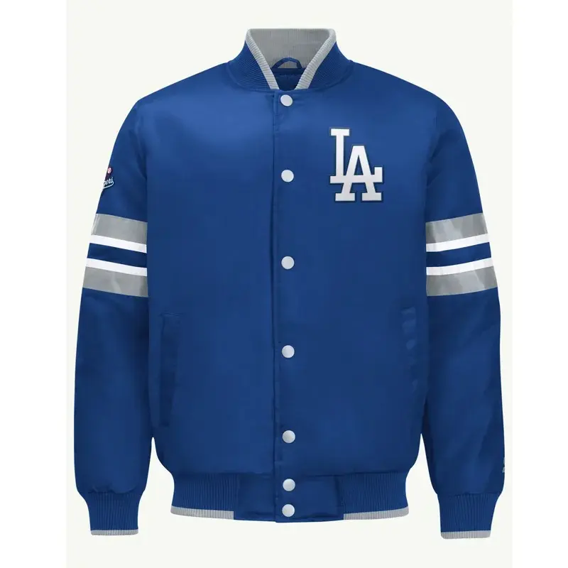 LA Dodgers Scout I Royal Satin Jacket