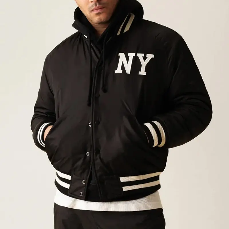 New York Black Yankees Varsity Satin Jacket