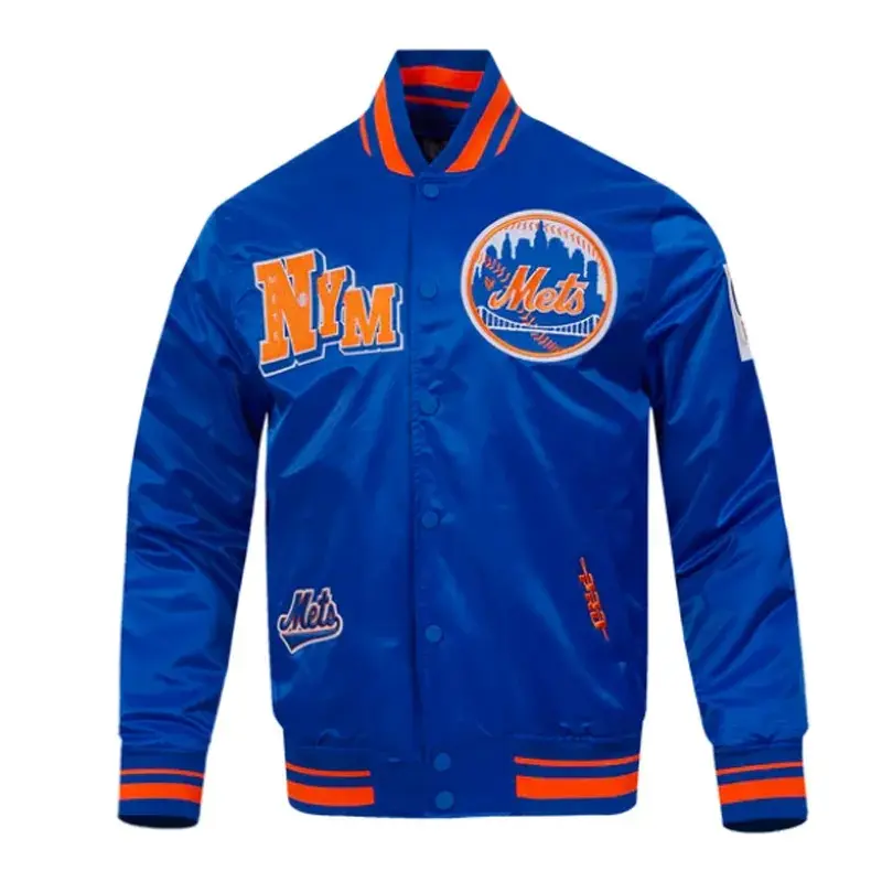 NY Mets Best of Classic Rib Satin Jacket