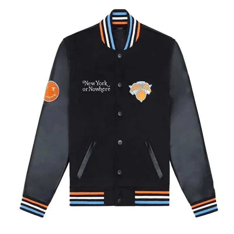 Mariska Hargitay New York Knicks Nowhere Varsity Jacket