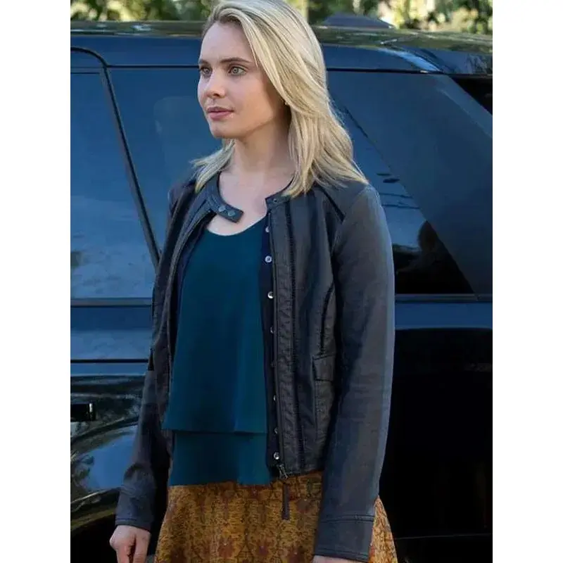 Claire Holt The Originals Black Leather Jacket