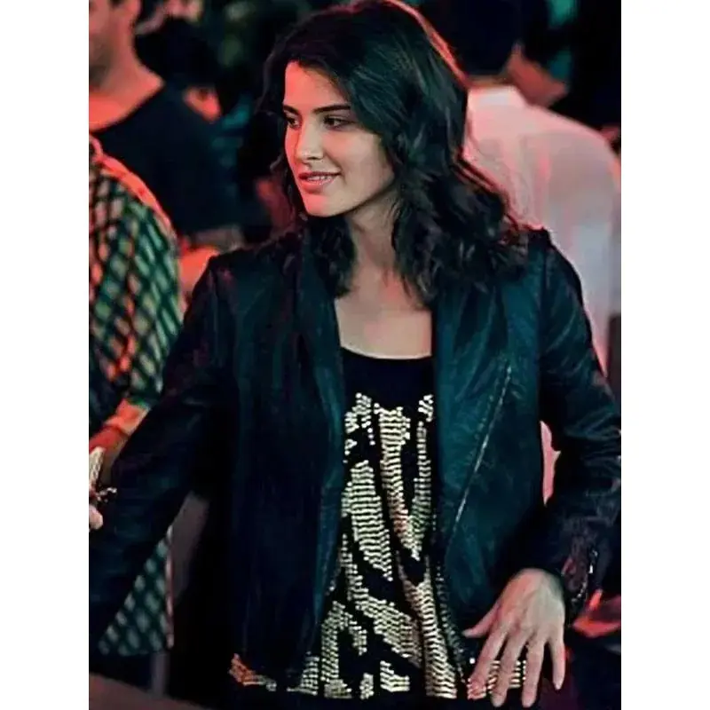 Cobie Smulders How I Met Your Mother Black Leather Jacket