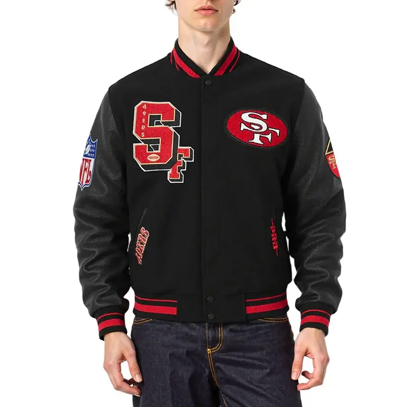 San Francisco 49ers Best of Classic Rib Varsity Jacket