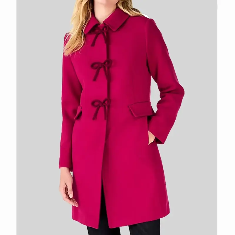 Janel Parrish Sugarplummed Coat