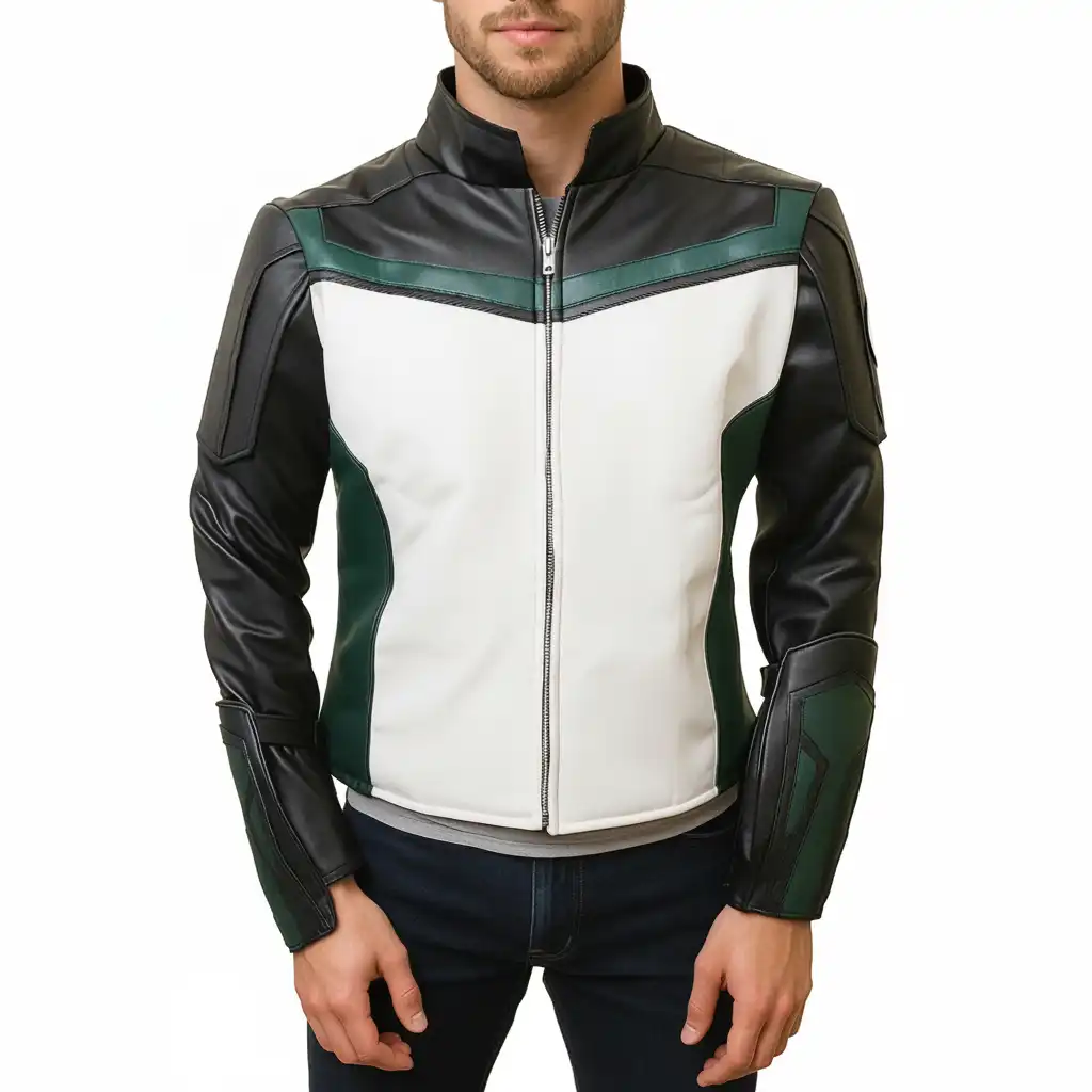 Superman Guy Gardner Leather Costume Jacket