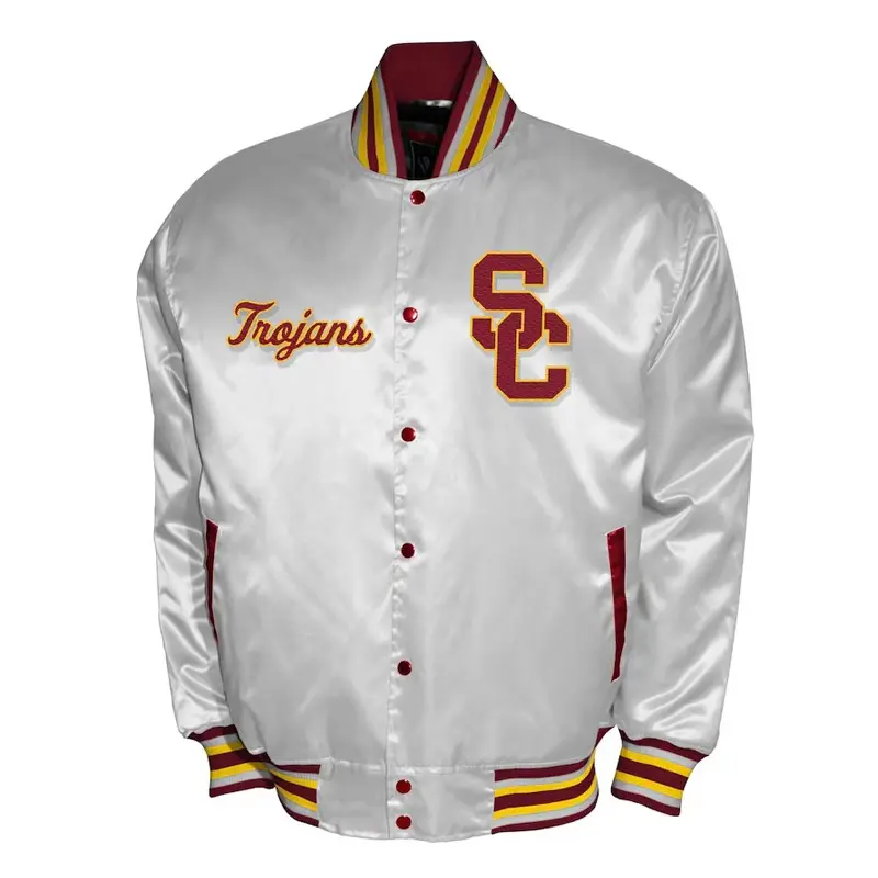 USC Trojans Club Satin Jacket