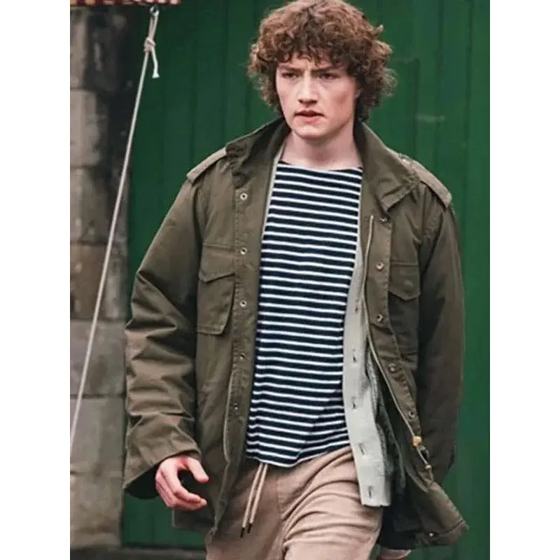 Cal O’Driscoll Video Nasty Jacket Green Cotton Front