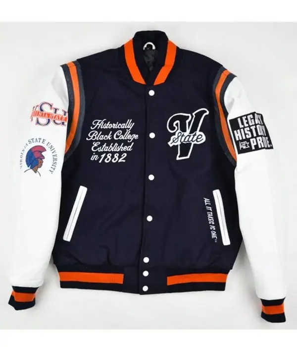 Virginia State-University-Motto 2.0-Hail State-Varsity-Jacket
