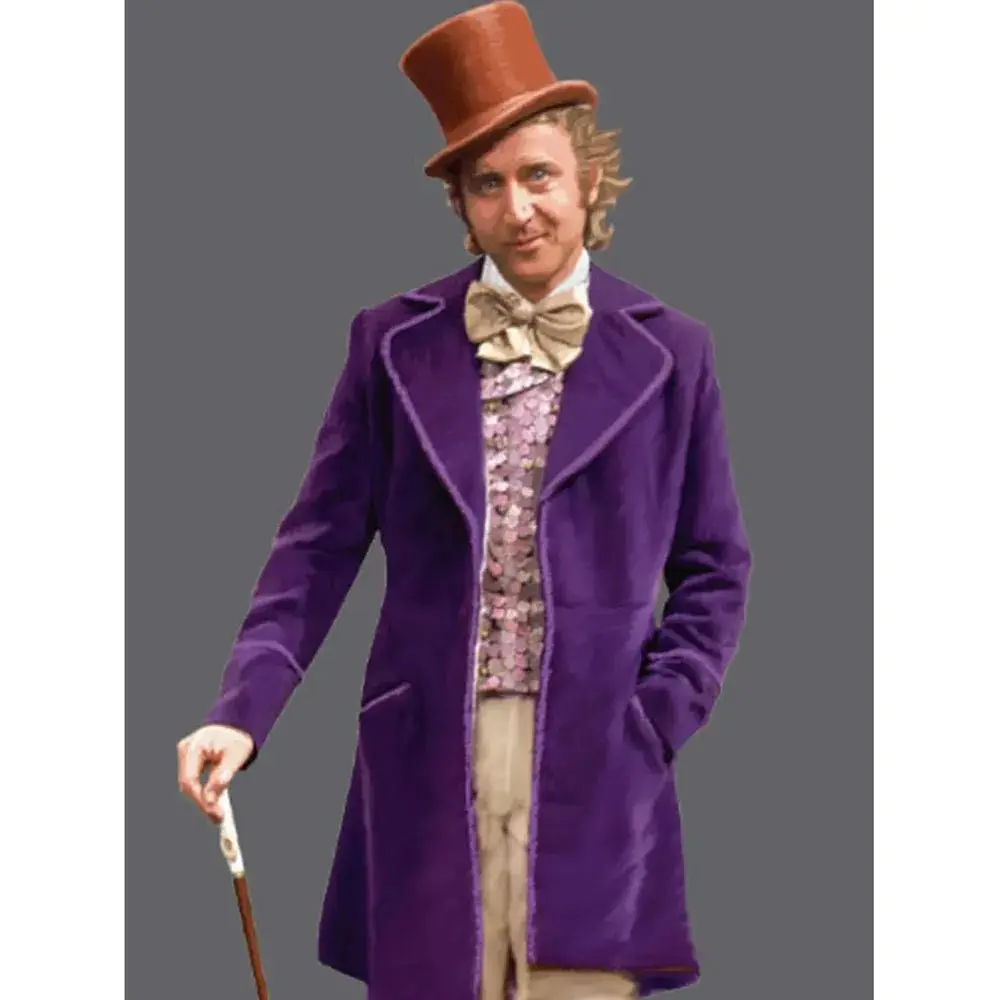 Willy Wonka Purple Jacket - Gene Wilder Coat